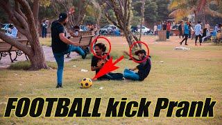 FOOTBALL Kick Prank# prank in pakistan chaddi prank