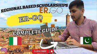 Er go scholarship | Regional Scholarship | detailed guide | Unibo | Italy 