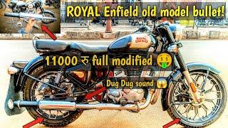 Royal Enfield Motor Cycle! Modified Allow Wheel & Silencer Dug Dug sound