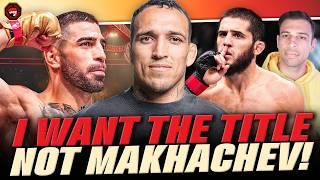 CHARLES OLIVEIRA previews ILIA TOPURIA fight, talks ISLAM MAKHACHEV | UFC 317