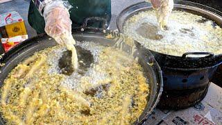 Amazing technology! Fried food in clean oil, Tteokbokki, a master of Sundae-Korean street food