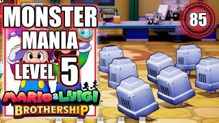 Mario and Luigi Brothership - Monster Mania Level 5 - Walkthrough Part 85