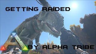 Getting Raided By The Alpha Tribe I Ark Survival Evolved I Xbox One