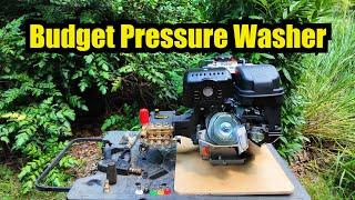 Budget pressure washer setup