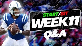 Week 11 Start/Sit Questions for Fantasy Football!