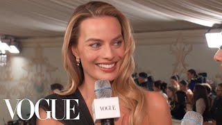 Margot Robbie on Barbie and Wearing the Same Dress as Cindy Crawford | Met Gala 2023 | Vogue