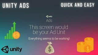 Quick - Unity Ads Tutorial [2021]