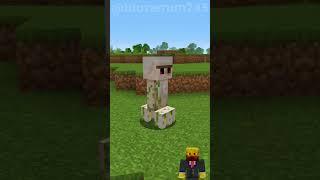 Minecraft Golem Creepers Explosions  #shorts