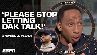 Stephen A. PETITIONS the NFL about the Cowboys ️ STOP LETTING DAK PRESCOTT TALK! | First Take