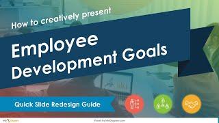 Present Employee Development Goals Effectively | HR PowerPoint Slide Design