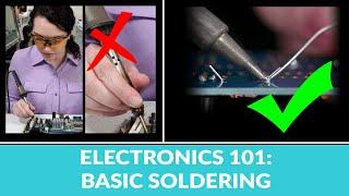 Electronics 101: Basic Soldering