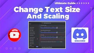 How to Change text size and Scaling on discord 2024 (Discord Tips)