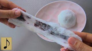 Yummy and Easy!  Stretchy Squishy Daifuku Mochi Recipe【1 Minute Cooking】