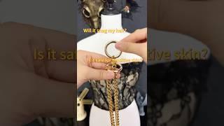 This unisex slip chain is made for Alt Brat #jewelry #choker #alternative #goth #necklace