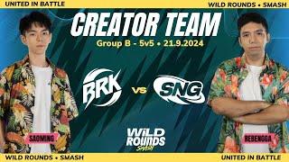 BRK vs. SNG (Bo1) | Creator Team - Group B | Wild Rounds • Smash 2024