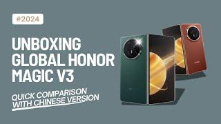 Global Honor Magic V3 quick look and unbox UK @HONORUK #UnfoldYourMagic #HONORMagicV3