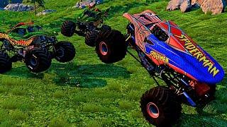 Monster Truck Madness: Jaw-Dropping Stunts Compilation 