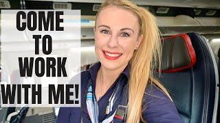 A Day In The Life Of A FLIGHT ATTENDANT!