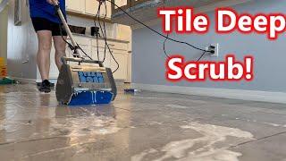 The Cleaning Service Could Not Remove The Dirt Film From This Floor!  #tilecleaning #satisfying