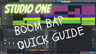 Studio One How to Boom Bap Quick Guide