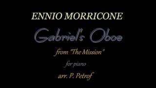 E. Morricone - ''Gabriel's Oboe'' from "The Mission" for piano solo