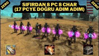 SIFIRDAN 8 PC 8 CHAR 71. BÖLÜM (1 SAAT'DE 4GB)