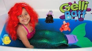 Halloween Costume Disney Princess Ariel Dress Up and Gelli Baff