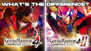 So, what's the actual difference between Samurai Warriors 4 and 4-II?