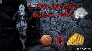 Заработок в Black Desert. Легкий фарм афк. 1.7ккк в день.