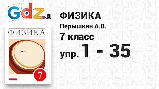 Упр. 1-35 - Физика 7 класс Пёрышкин