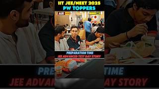 JEE Advanced Test Day Story! || JEE Advanced 2025 Topper! #shorts