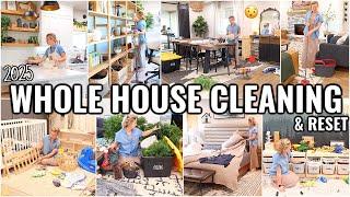 WHOLE HOUSE CLEAN WITH ME! WEEKLY CLEANING ROUTINE | 2025 CLEANING & ORGANIZING MOTIVATION