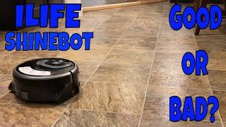 ILIFE Shinebot W400s Mop Mopping Robot Scrubbing - INITIAL REVIEW & DEMO Is it another CRAPPY Robot?