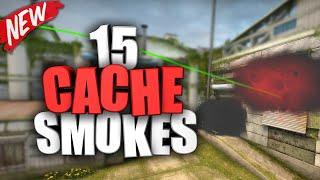 TOP 15 CACHE SMOKES - CS:GO