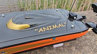 Animal Cat Twin Electric Catamaran Breaking Ninety!