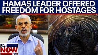 Israel-Hamas war: Hamas leader could be exchanged for hostages, Israeli official says