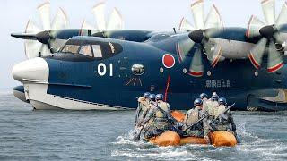 US Inspecting Japan’s Brand New Massive Seaplane for Intense Rescue Missions