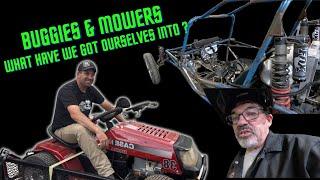 DAD’S TURBOCHARGED HONDA Sandrail!!+ Our new RACING LAWNMOWER’S!! 70MPH!!