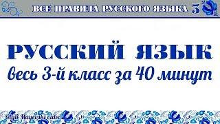 Все правила русского языка — 3-й класс за 40 минут