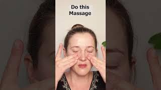 Quick Face Massage for Tired Eyes  #facemassage