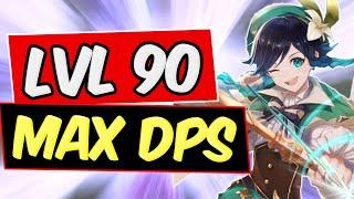 LVL 90 VENTI DPS BUILD GUIDE FOR INSANE DAMAGE | Venti Genshin Impact