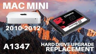 Mac Mini A1347 - Hard Drive Upgrade or Replacement (2010-2012)