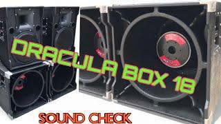 DRACULA BOX18 SUBWOOFER  SOUND CHECK POWERED BY  LIVE BRAND