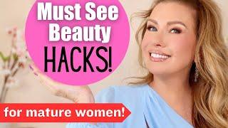 OVER 50?!? 5 Makeup Hacks YOU NEED TO TRY For A Glowing, Youthful Look!
