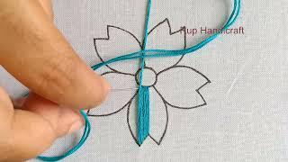 Japanese Embroidery, Hand Embroidery Flower Design Pattern, Brilliant Sewing Technique for Beginner