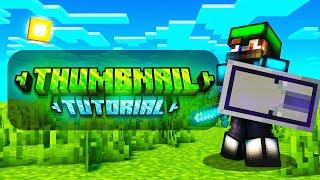 How I Make Clean Minecraft Thumbnails | In-Depth [ Easy Trick Tutorial ]