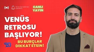 Venüs Retro, 12 Burç ve Hipnotik Burç Telkinleri | Canlı Yayın