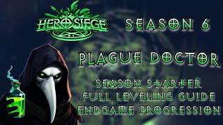 The first HS2 Hero Level 100 in HC SSF | A Plague Doctor guide - [Hero Siege Season 6]