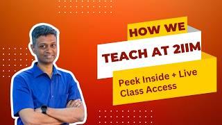 How 2IIM teaches: Try a Live Class | 2IIM CAT