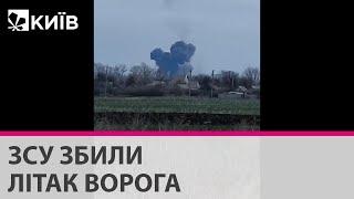 "Горит, полностью горит, бл...ть": ЗСУ збили російський літак